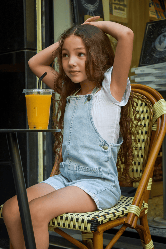 Denim Shorts Jumpsuit
