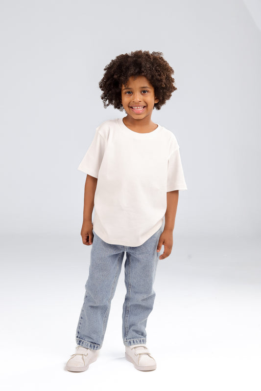 Essential White Cotton T-Shirt for Kids