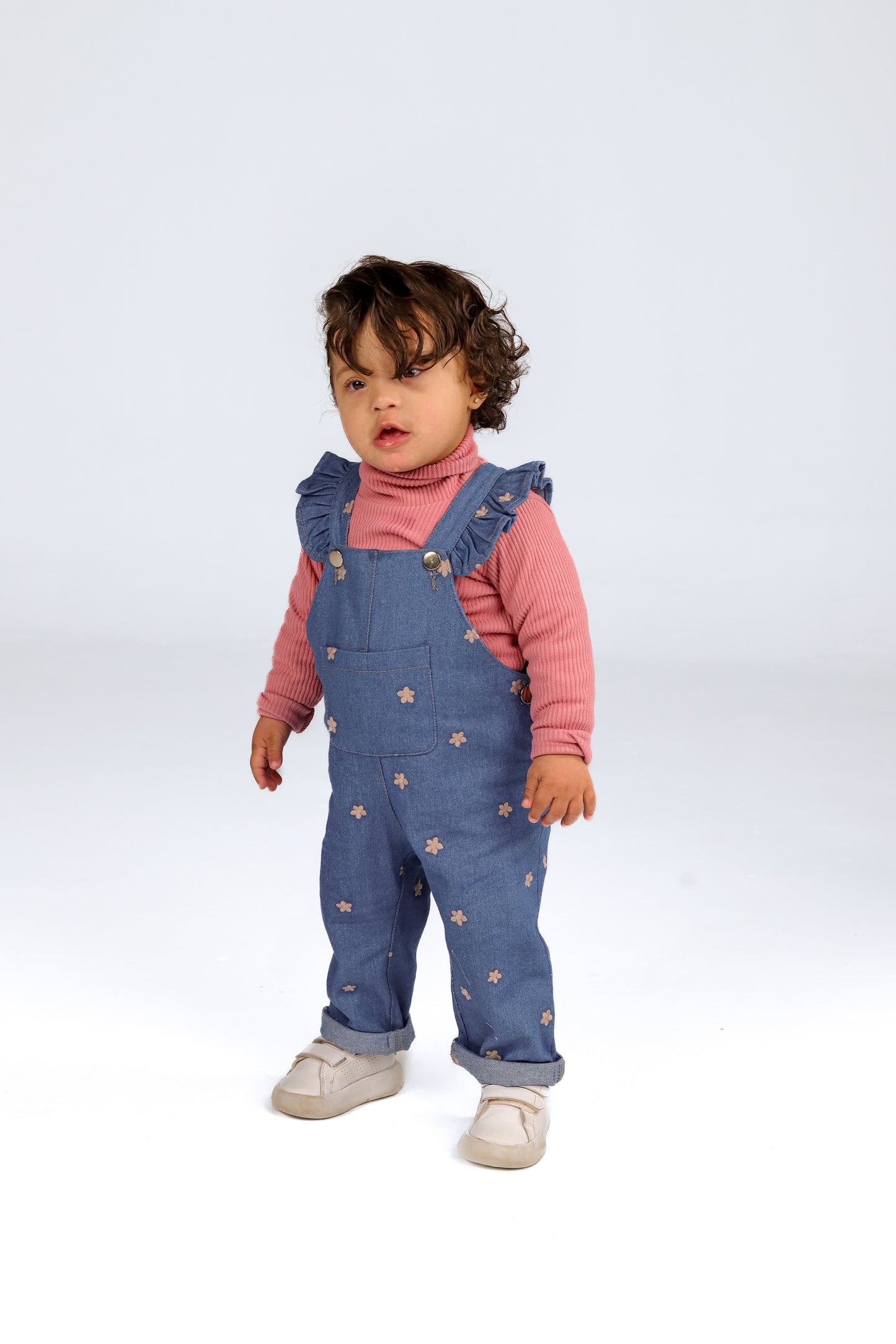 Rose Embroidery Jumpsuit (Girls)