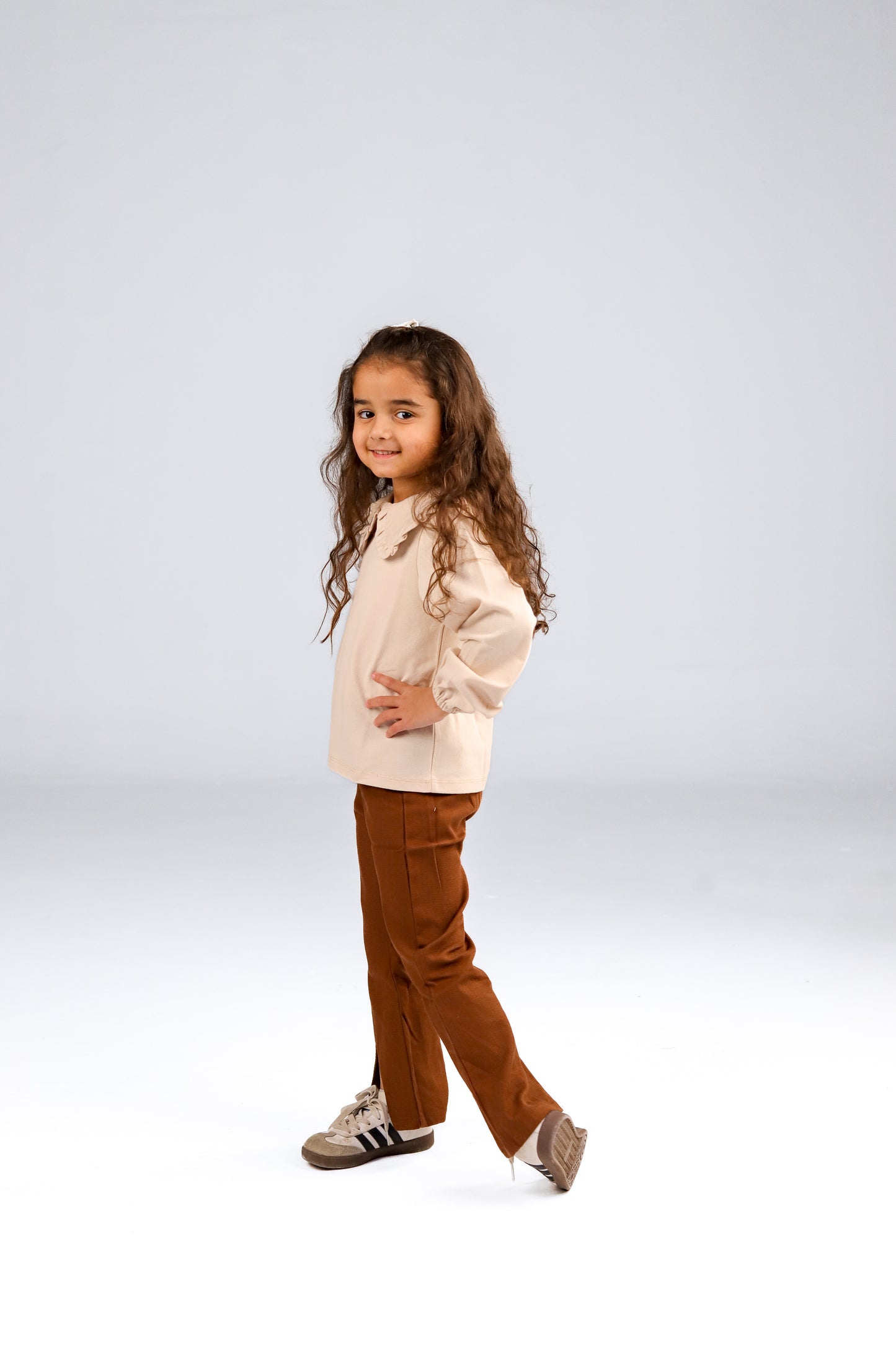 Girls Statement Collar Blouse