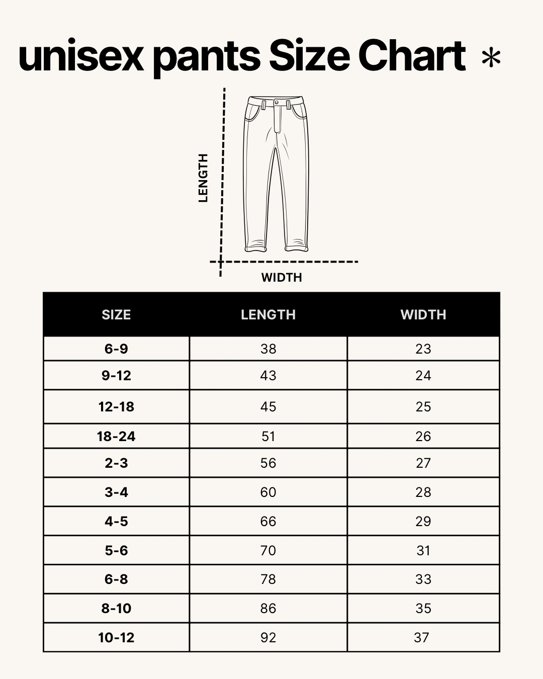 Uni-sex denim