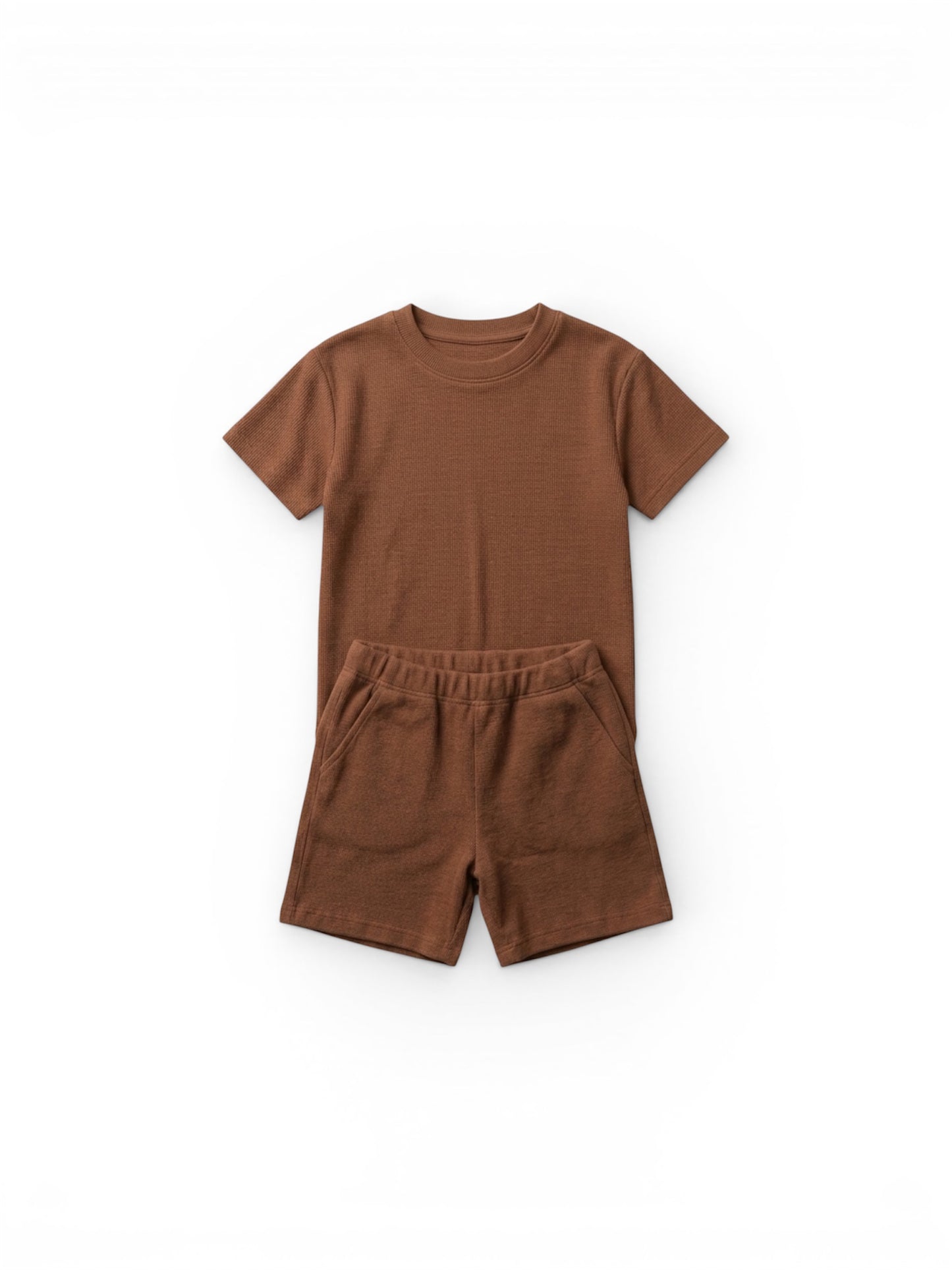 Waffle Brown Set